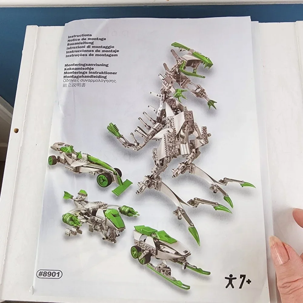 Erector Speed Play 4 Models Building Set Motorized T-Rex